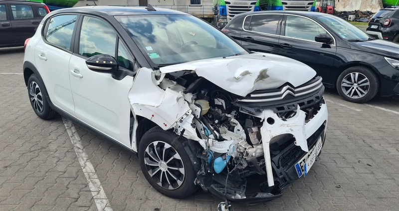 Citroen C3 cena 22000 przebieg: 79765, rok produkcji 2018 z Chrzanów małe 67